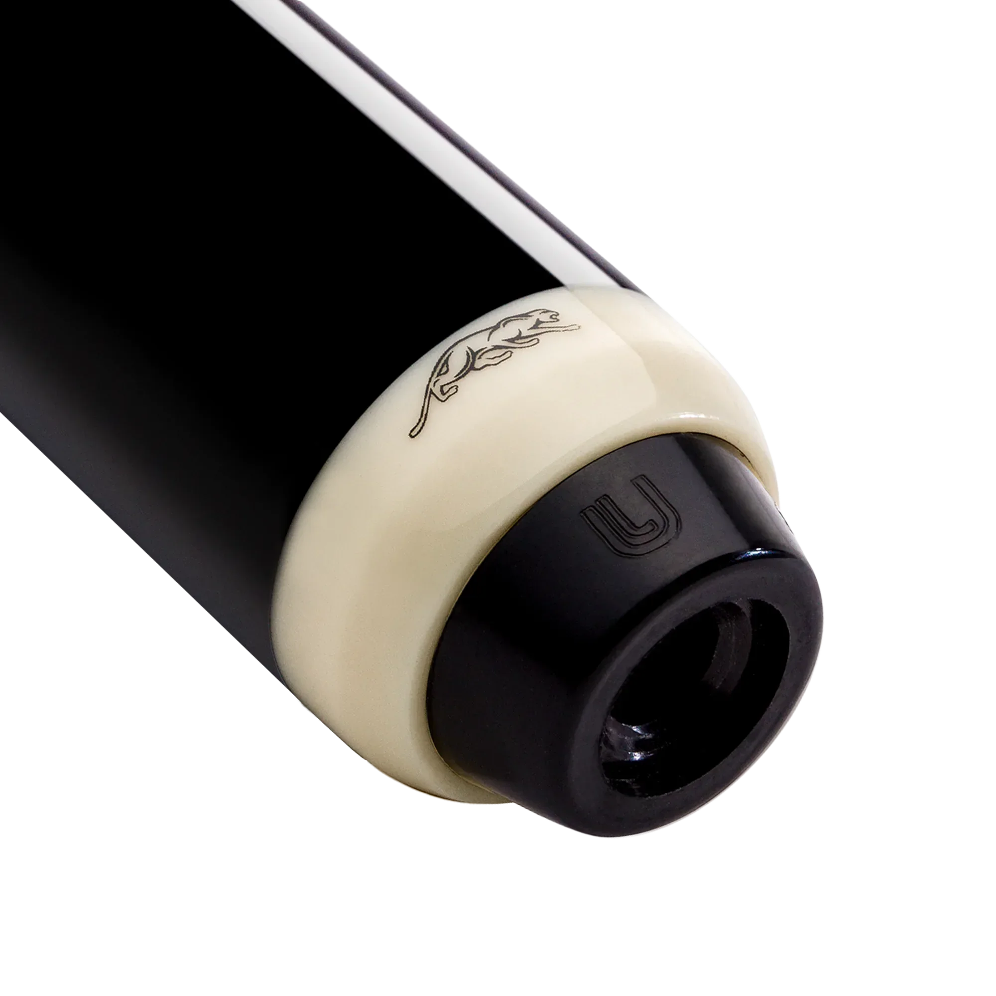 Predator 3" Black Mini QR2 Pool Cue Extension with Bumper - Image 3
