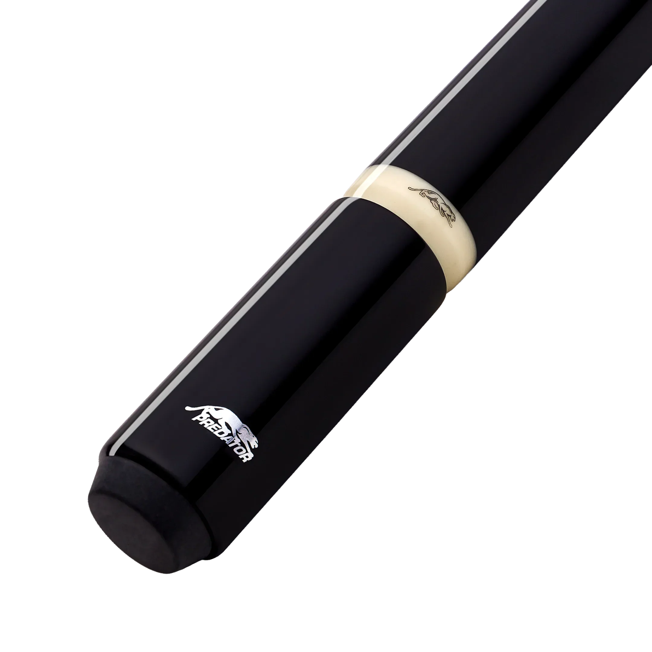 Predator 3" Black Mini QR2 Pool Cue Extension with Bumper - Image 2