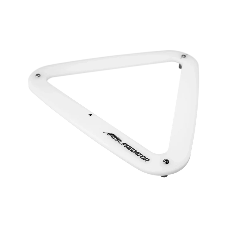 White Predator AeroRack Pool Ball Rack | Triangle
