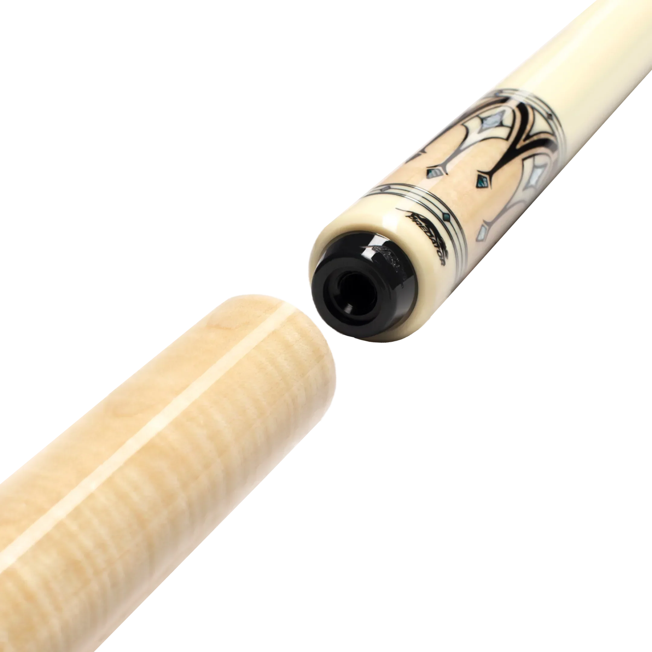 Predator 8" Curly Maple QR2 Pool Cue Extension with Bumper - Image 2
