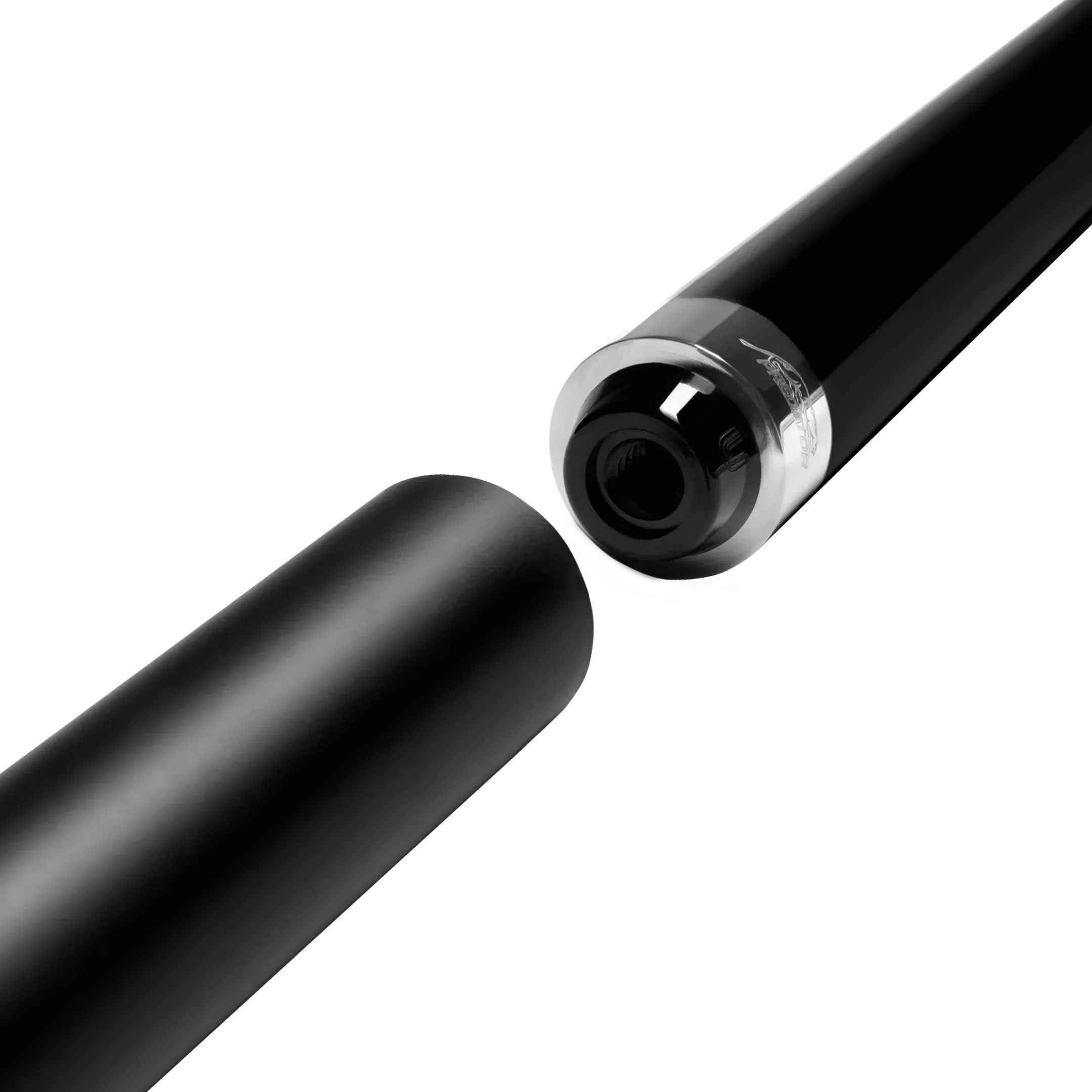 Predator 8" Black Matte QR2 Pool Cue Extension with Bumper - Image 2