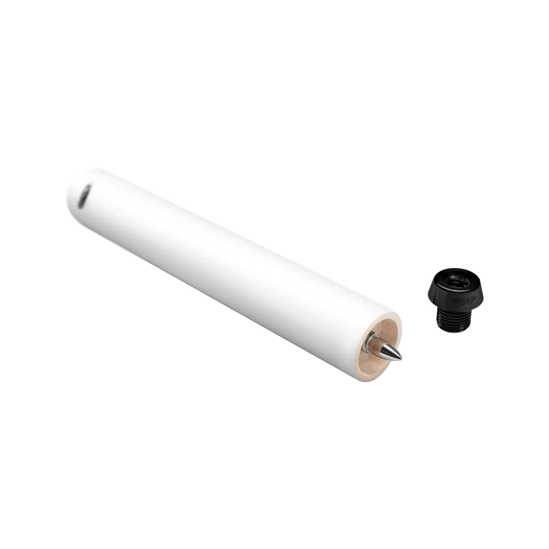 Predator 8" White Matte QR2 Pool Cue Extension with Bumper