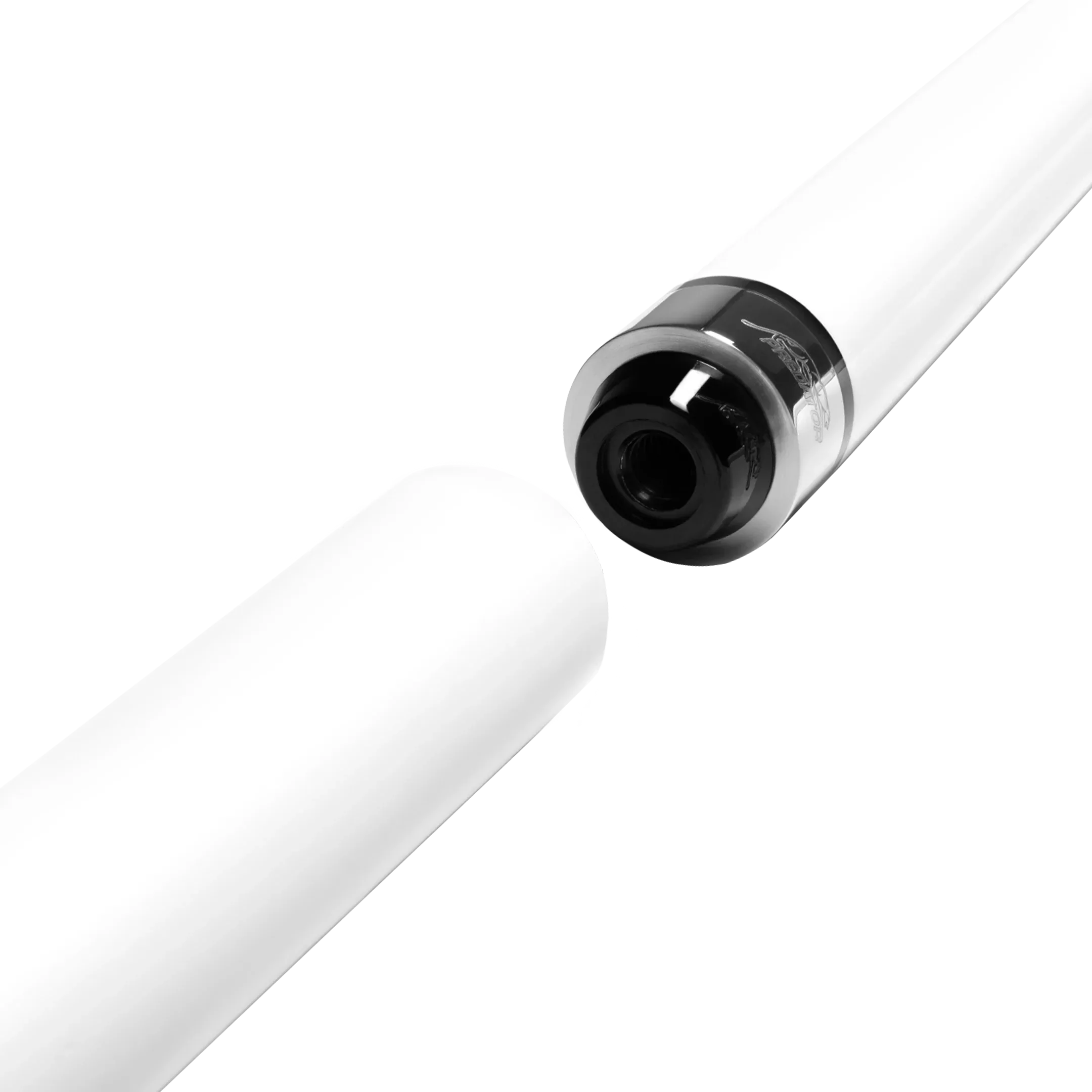 Predator 8" White Matte QR2 Pool Cue Extension with Bumper - Image 3
