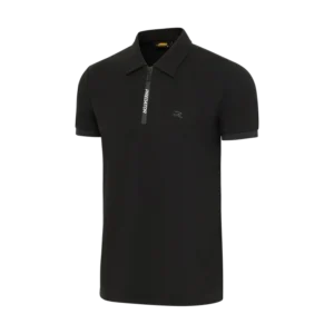 Predator Quarter Zip Black Cat Polo