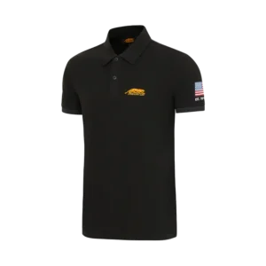Predator Black Polo with Yellow Embroidered Logo