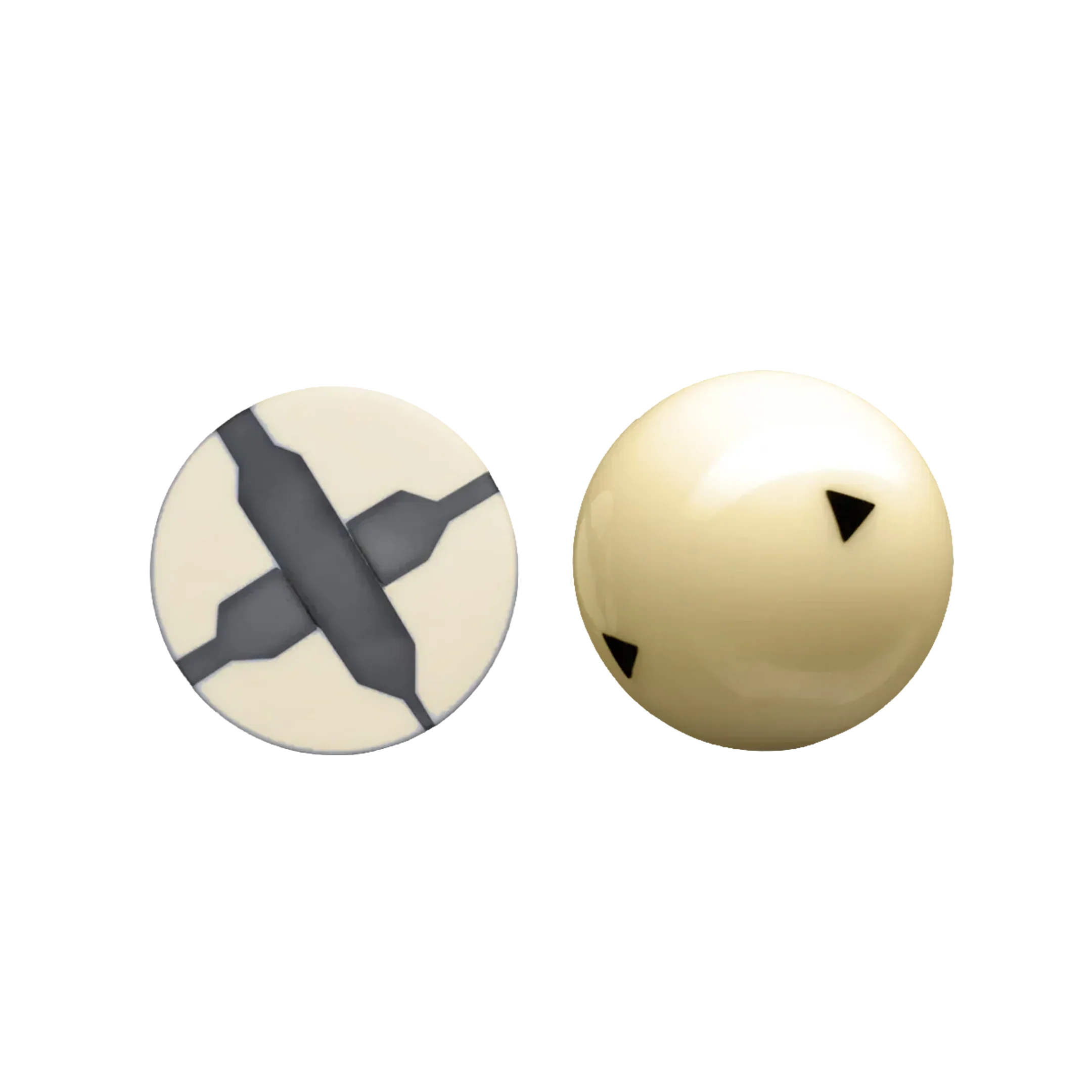 Predator Arcos II Reserve Cue Ball with Black Triangles - Image 2