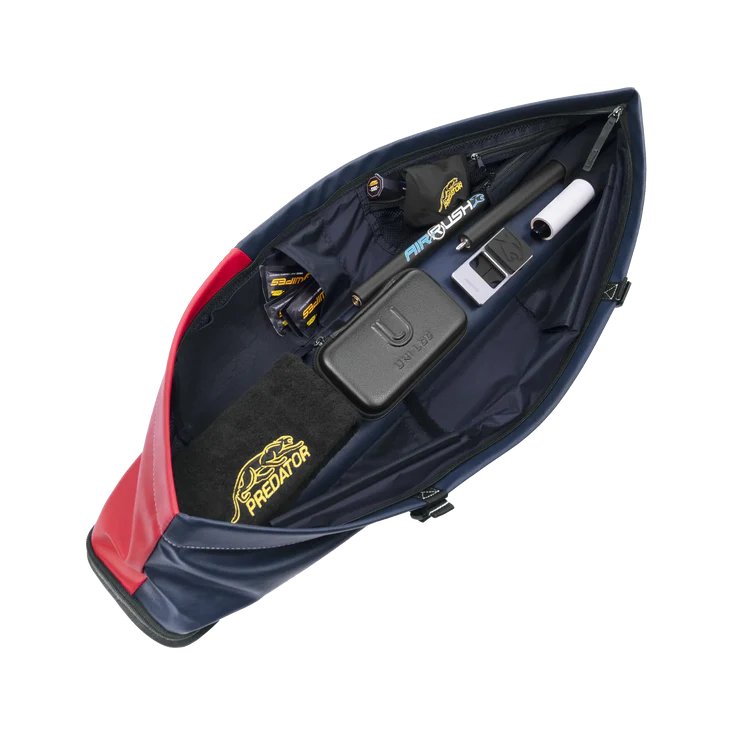 Predator Urbain Soft Pool Cue Case - Blue/Red - 2 Butts x 4 Shafts - Image 2
