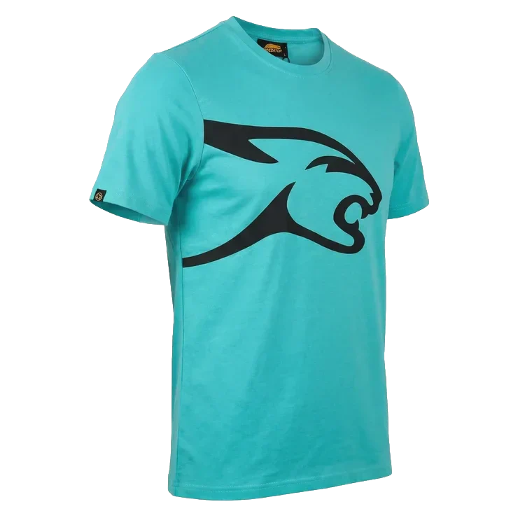 Predator Teal Cat Head T-Shirt