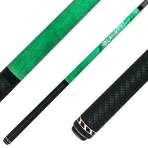 Jacoby BlaCkOut JACBKOUTSGGR Sport Wrap Carbon Fiber Break/Jump Cue – Green