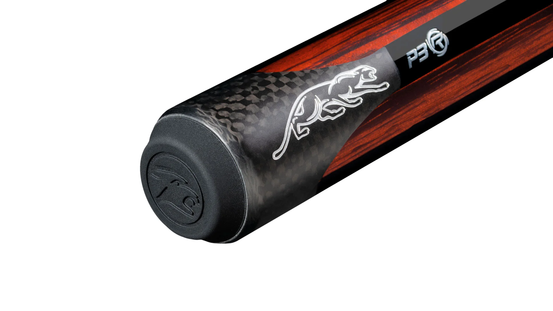 Discontinued – Predator P3 REVO Red Tiger Pool Cue with No Wrap - Image 2