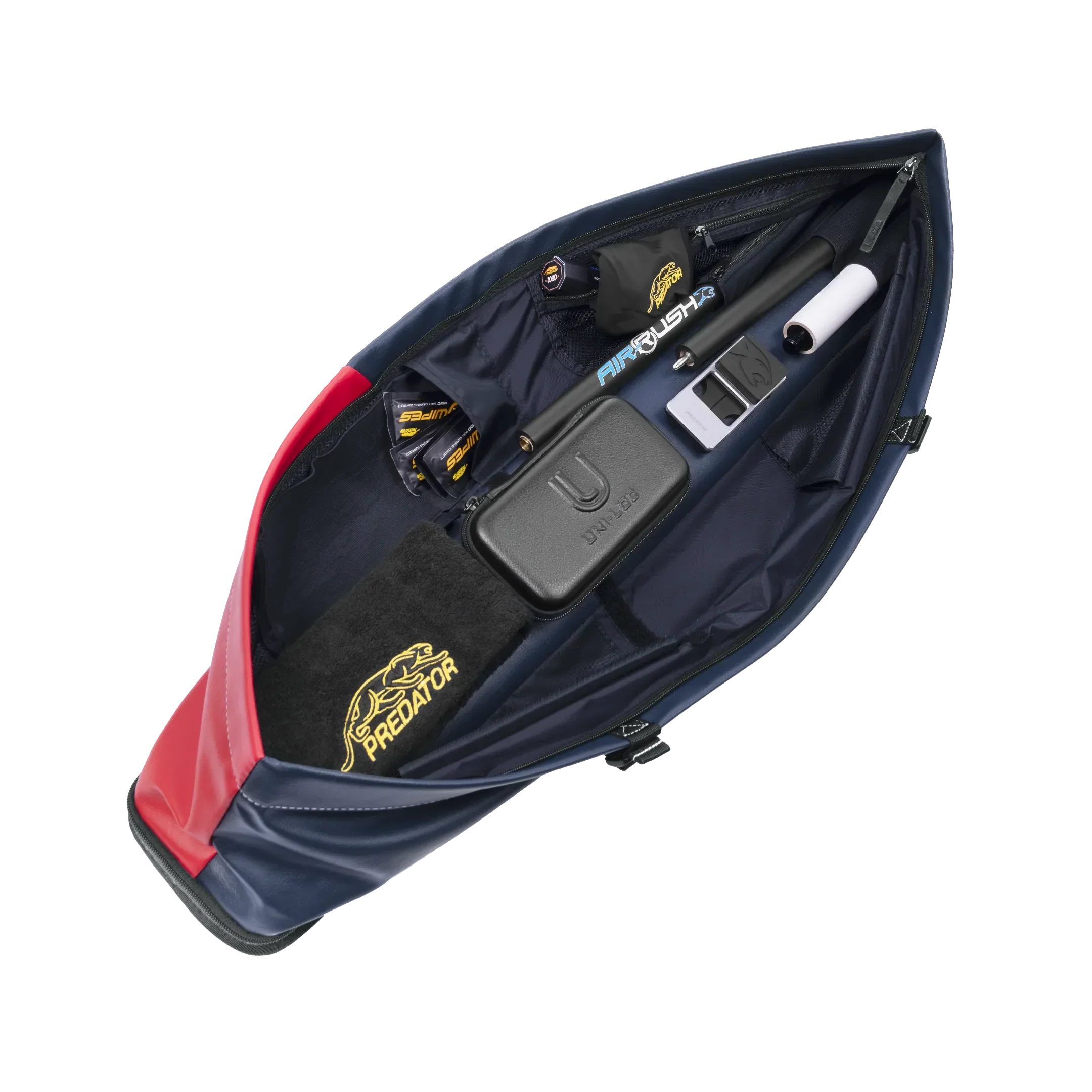 Predator Urbain Hard Pool Cue Case - Blue/Red - 2 Butts x 4 Shafts - Image 3
