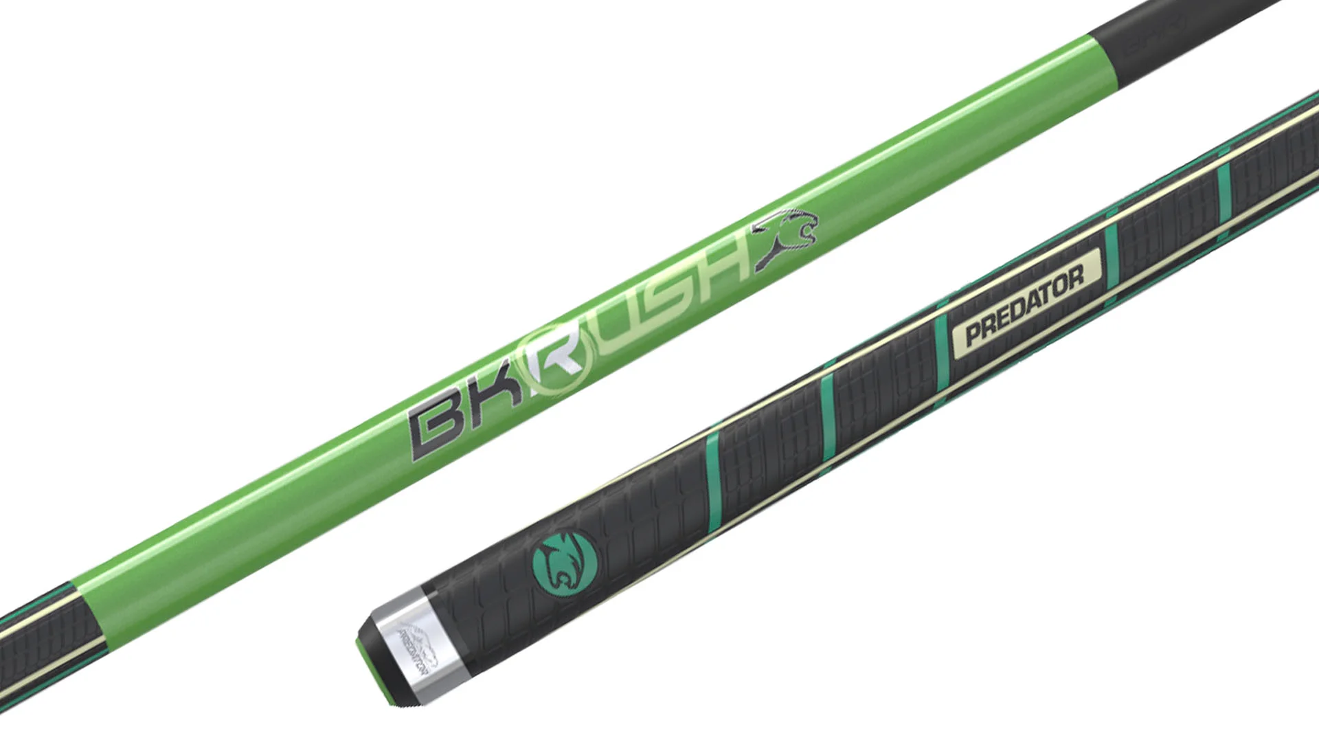 Predator Neon Green BK Rush® Break Cue – Sport Wrap
