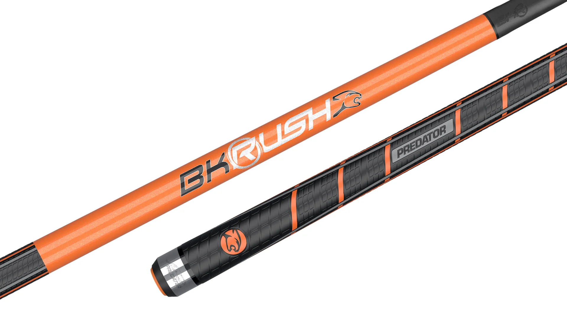 Predator Flare Orange BK Rush® Break Cue – Sport Wrap