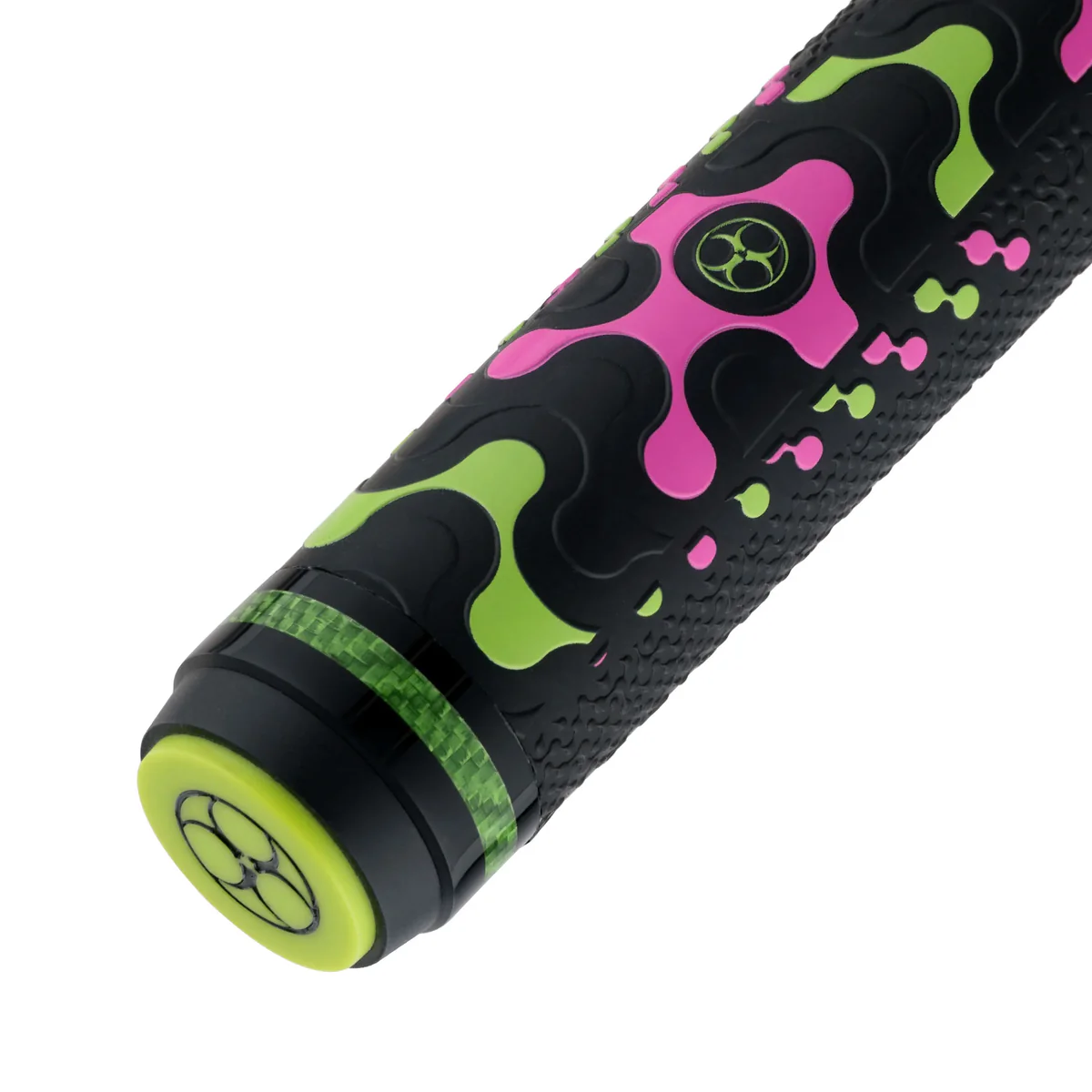 Poison VX Break Cue with Venom Carbon Fiber Shaft - Green/Pink - Image 3