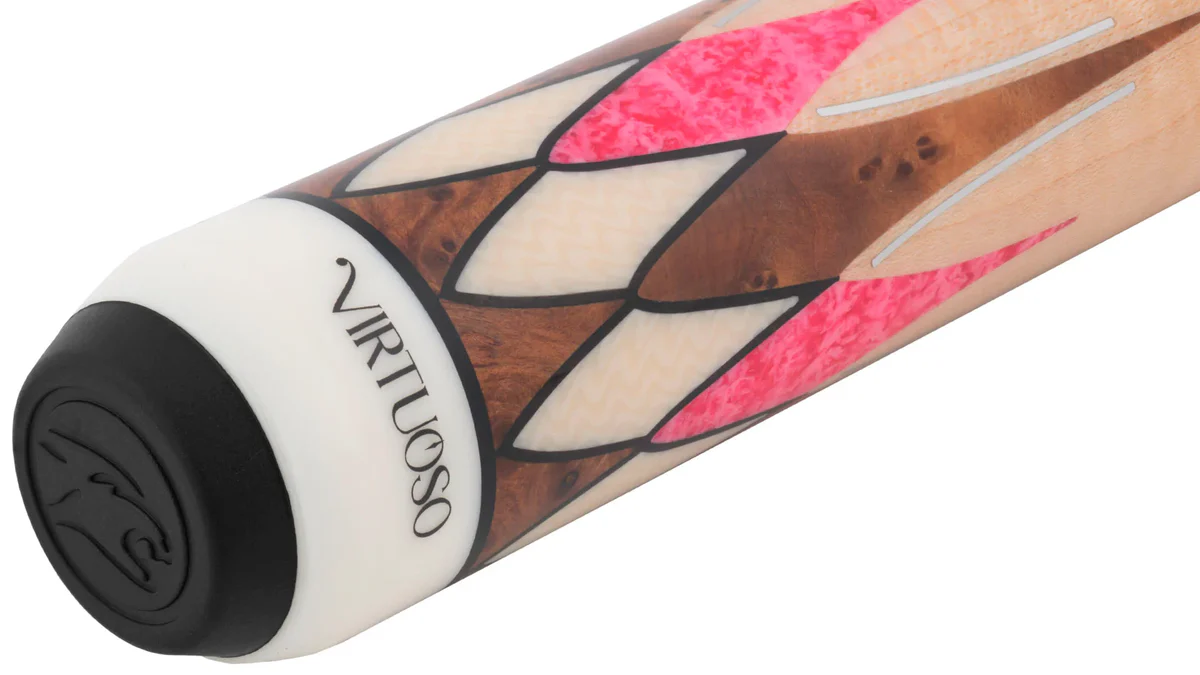 Predator CRM Virtuoso Natural Curly Maple / Pink Stone Carom Cue and 3-Cushion Cue - Image 5