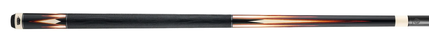 Predator LE True Splice 16 Pool Cue - Ebony with Red/Orange Points - Leather Wrap - Image 3