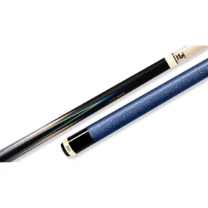 Predator 8 Point Sneaky Pete Black/Curly/Blue Points Linen Wrap Pool Cue