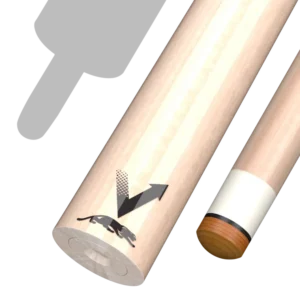 Predator Vantage 12.9 mm Partial Pool Cue Shaft Without Joint + Logo Decal | For Custom Matched Joint and Rings