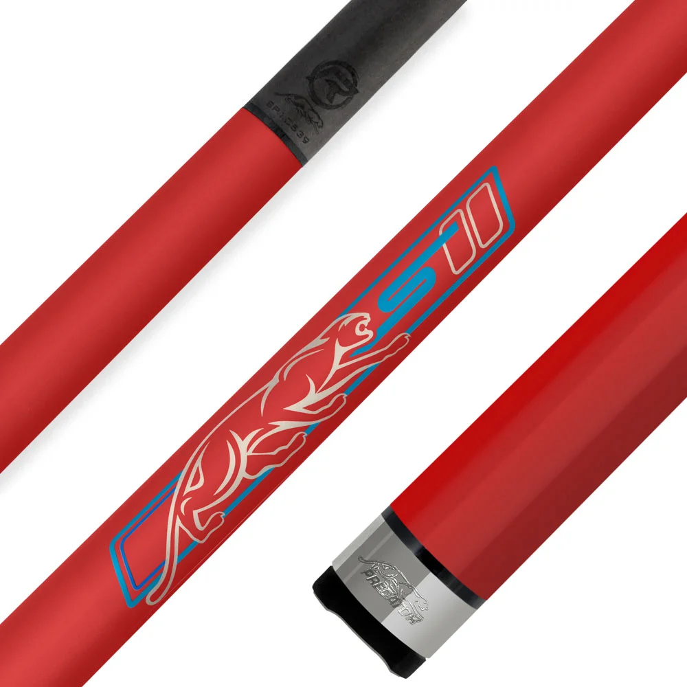 Predator Sport 2 Matte Red Pool Cue with REVO Carbon Fiber Shaft – No Wrap - Image 5